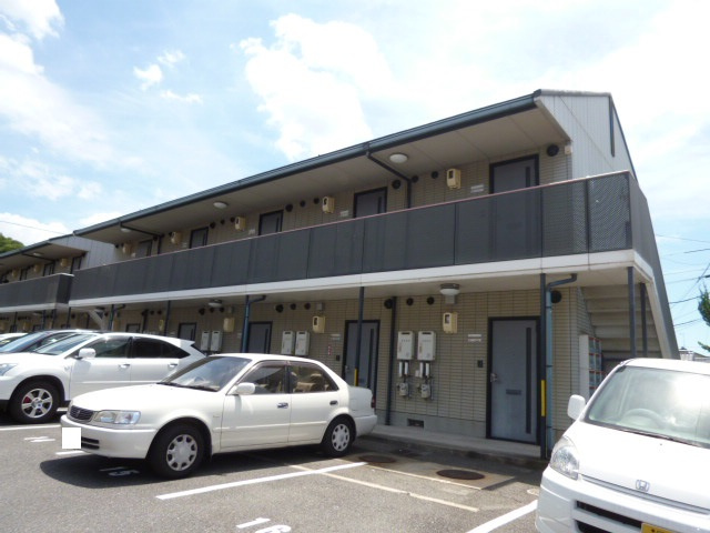 倉敷市福田町浦田のアパートの外観