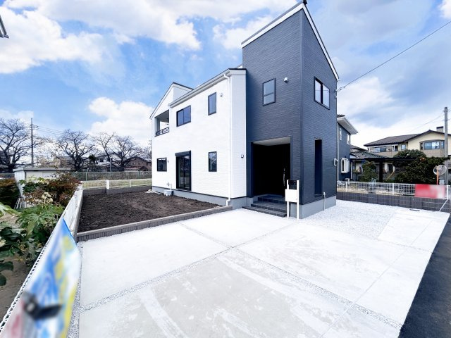 前橋荒牧町の外観|駐車スペースを確保しながらもBBQや家庭菜園なども出来ちゃいます(^^♪