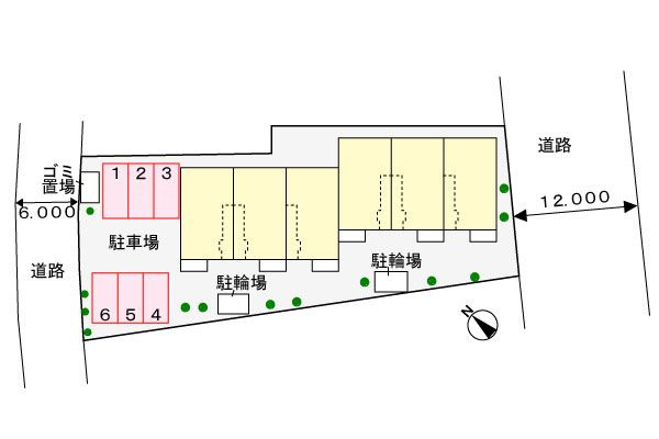 フルール　ド　スリジェの駐車場|駐車場