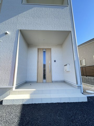 桐生市境野町第5　Cradle garden　全2棟の前面道路含む現地写真