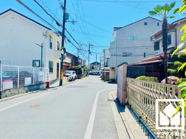 伏見区桃山町丹下　1号地の前面道路含む現地写真