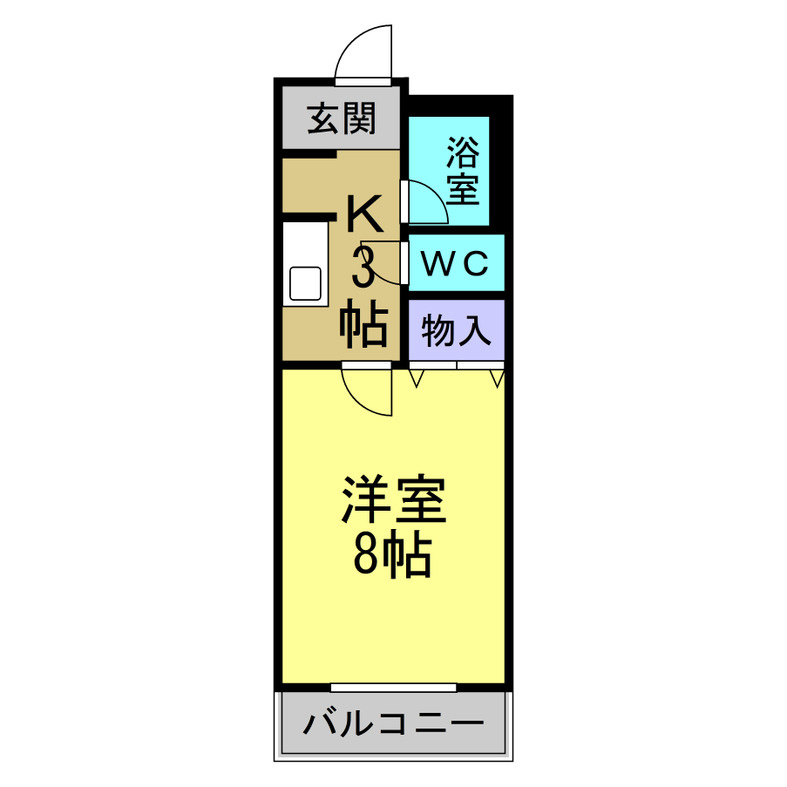 コーポソレイユの間取り