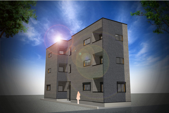 Ealing Apartmentの外観パース