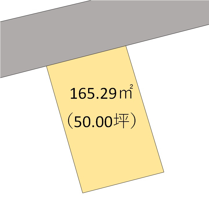 和歌山市下三毛・土地・126534の区画図