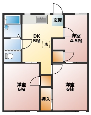 【間取り】 | フォーブル太平台A