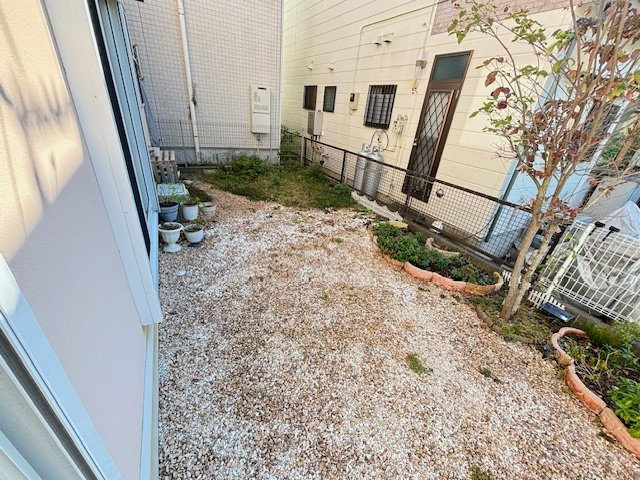 秦野市東田原　中古戸建の庭|お庭でゆったりと過ごせます