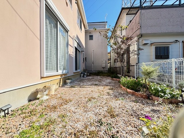 秦野市東田原　中古戸建の庭|お庭が付いています