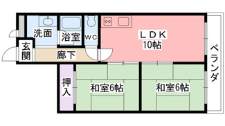 【間取り】 | サンプラザ築山