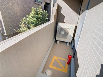 アドヴァン姪浜のバルコニー