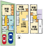 西宮市上田中町　新築戸建の画像