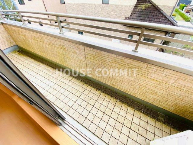 富里市七栄中古戸建のバルコニー