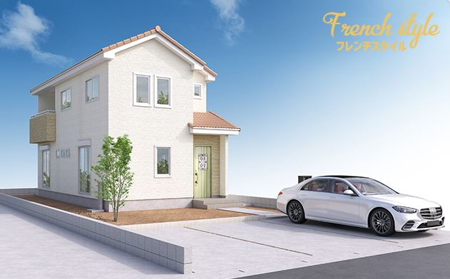 売新築戸建　中央区遠州浜２丁目の外観パース