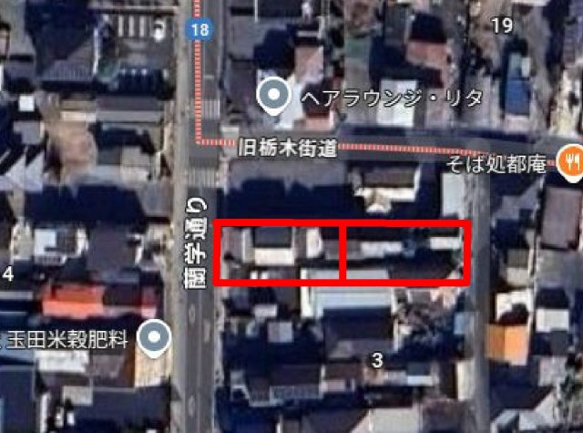 壬生町通町　土地②の周辺