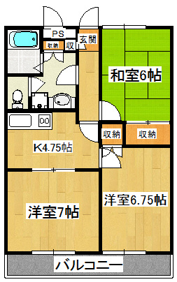 パーラーローズの間取り