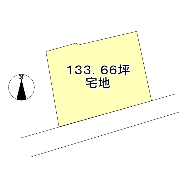 西条市福武甲852-3　売地の土地図
