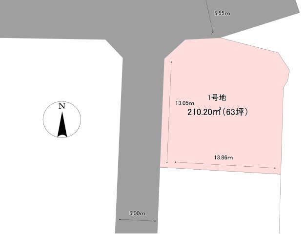 土地　千曲市大字八幡の土地図