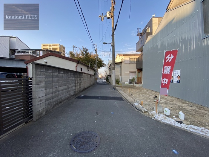 城東区東中浜2丁目の前面道路含む現地写真