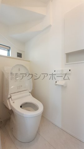 入間市扇台6丁目・全1棟　新築未入居一戸建　～LDK吹抜け～のトイレ|1階トイレ