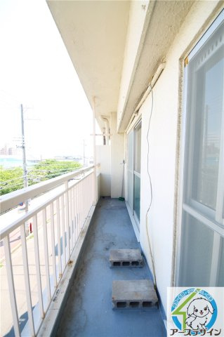 別所マンションのバルコニー