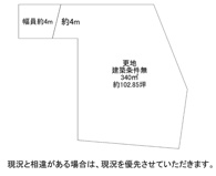 枚方市藤阪北町　売り土地の画像