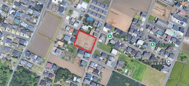 小山市平和（6区画）の土地図