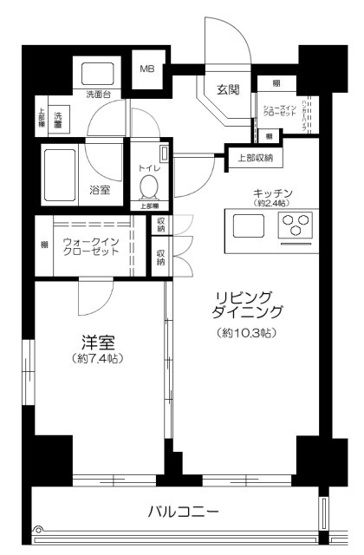 【間取り】 | コンシェリア芝公園MASTER'S　VILLA