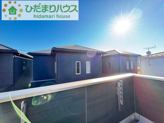 東松山市山崎町　未入居物件　タマタウン　07の展望|見晴らしも・日当たりも良好です。