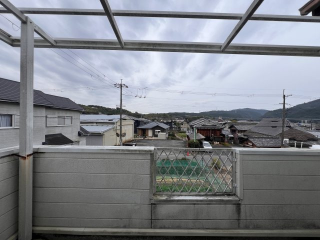 宇治田原町南亥子のバルコニー