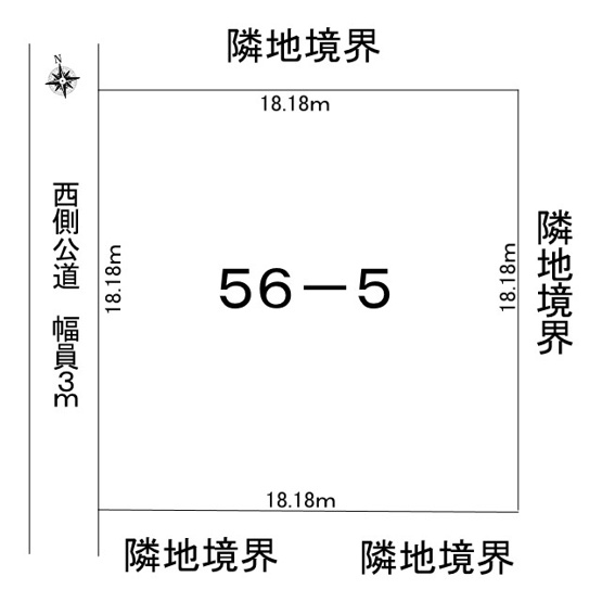【区画図】 | 網走市桂町３丁目２番１５号　平家建て中古売家（１階部分車庫）