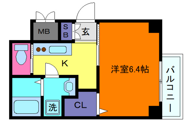 RESIDENCE六甲道の間取り