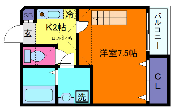 KTIレジデンス魚崎の間取り