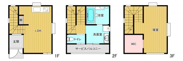 アサヒ花畑戸建の間取り