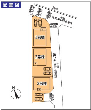 久留米市東櫛原町第5-1の区画図