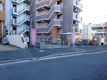 広島市南区比治山本町　土地の前面道路含む現地写真