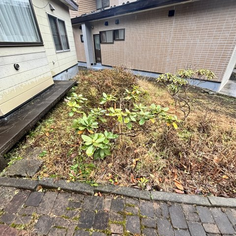 室蘭市港北町5丁目97-1の庭