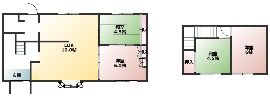 室蘭市港北町5丁目97-1の間取り