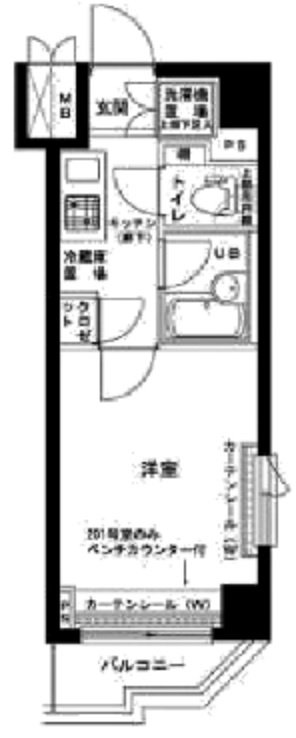 ルーブル大森九番館の間取り|間取り