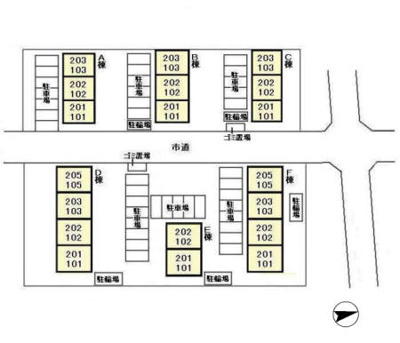 【駐車場】 | グリーンヒルズ中峠台 Ｅ
