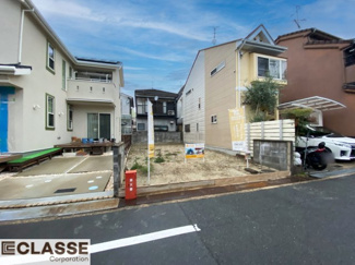 【前面道路含む現地写真】 | 城陽市平川長筬　売土地　建築条件無し