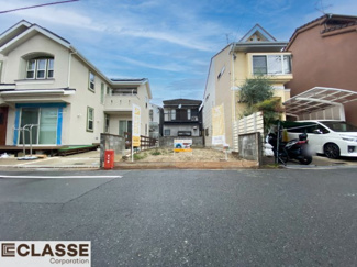 【前面道路含む現地写真】 | 城陽市平川長筬　売土地　建築条件無し