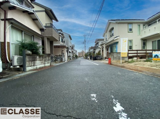【前面道路含む現地写真】 | 城陽市平川長筬　売土地　建築条件無し
