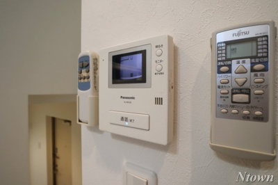 【セキュリティ】 | ヒルズ黒川 | モニター付きインターホンです