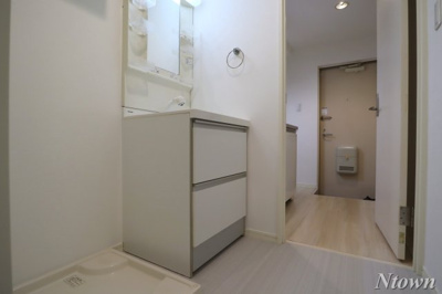 【洗面所】 | ヒルズ黒川 | スペースが確保できる洗面所です