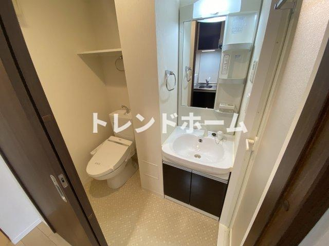 プリエールTAT江戸堀の独立洗面台|選べる家電プランあり！！