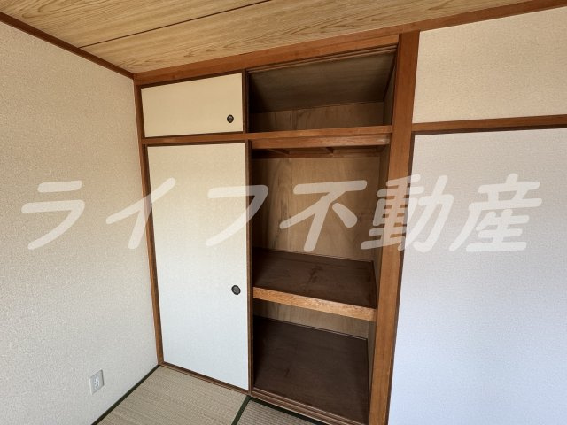 サントハウス小阪の収納|大きなスペースがあり、収納には困りません