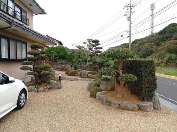 出雲市多伎町多伎　中古戸建の前面道路含む現地写真