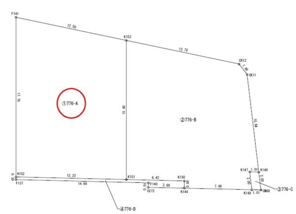 出雲市下横町　売土地　A号地