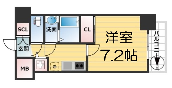 【間取り】 | アドバンス大阪城ベレッツァ