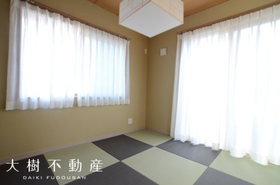 【和室】 | 座間市新田宿　新築戸建て　全１棟【仲介手数料無料】 | 1階　和室（4.87帖）