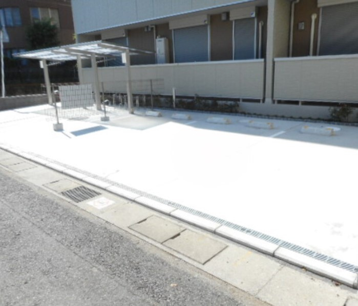 パークサイド・ハナの駐車場